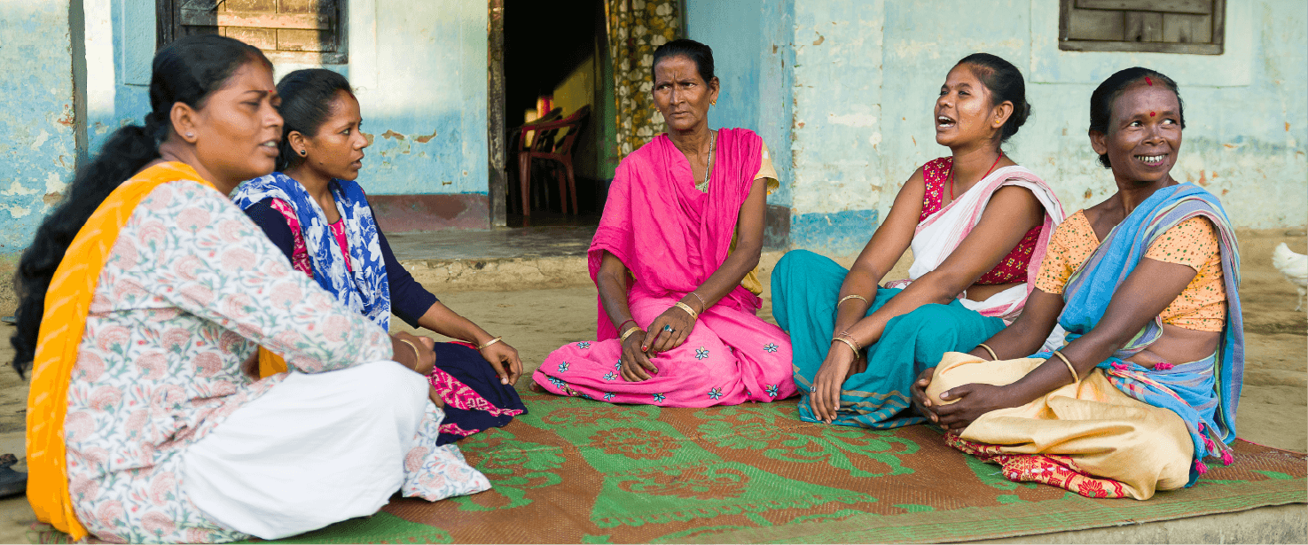 Members of the women’s self-help group of Bukhial Tea Estate, Assam, India. Image: Copac Media/ETP