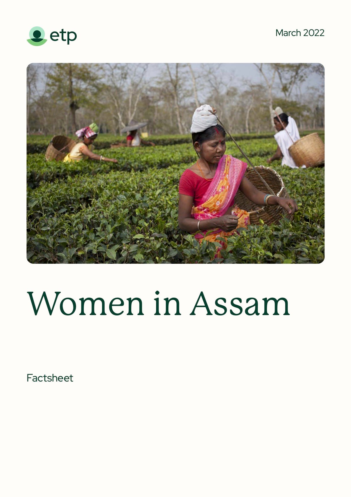 Women in Assam Fact Sheet Cover