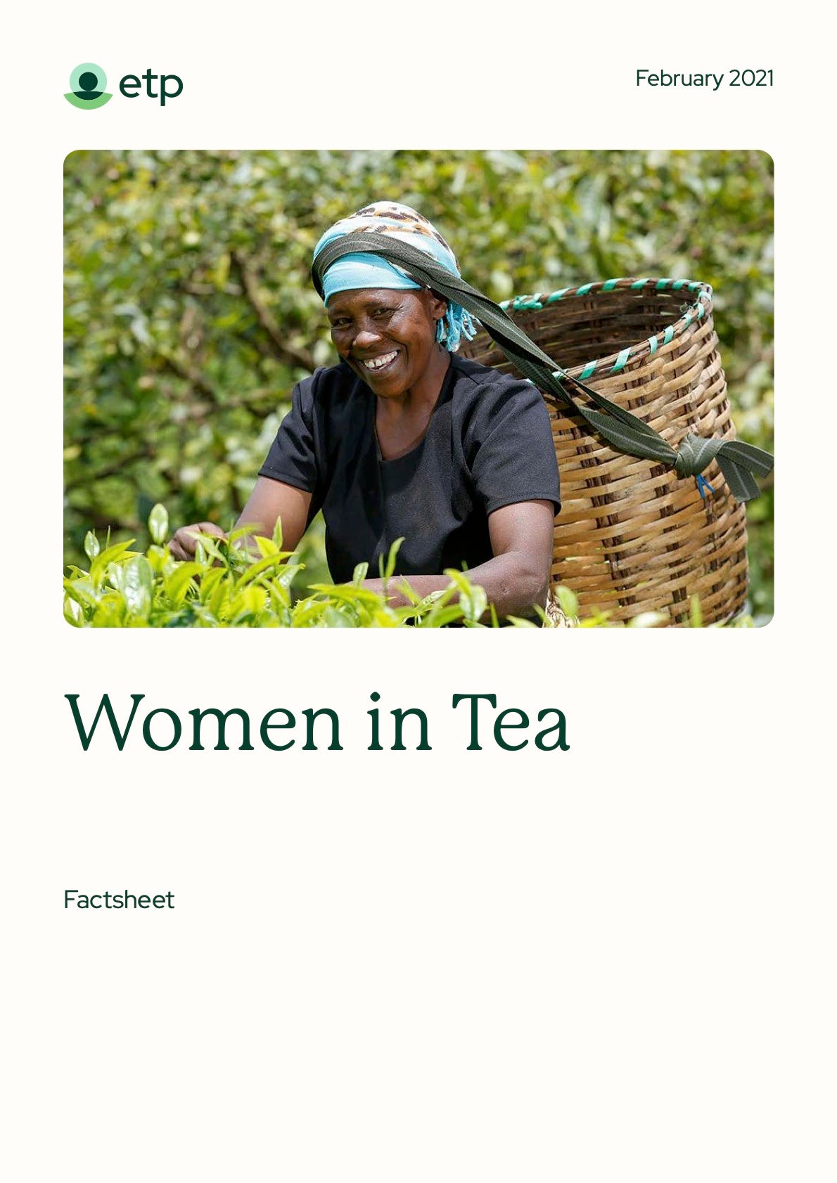 Women in Tea Factsheet cover