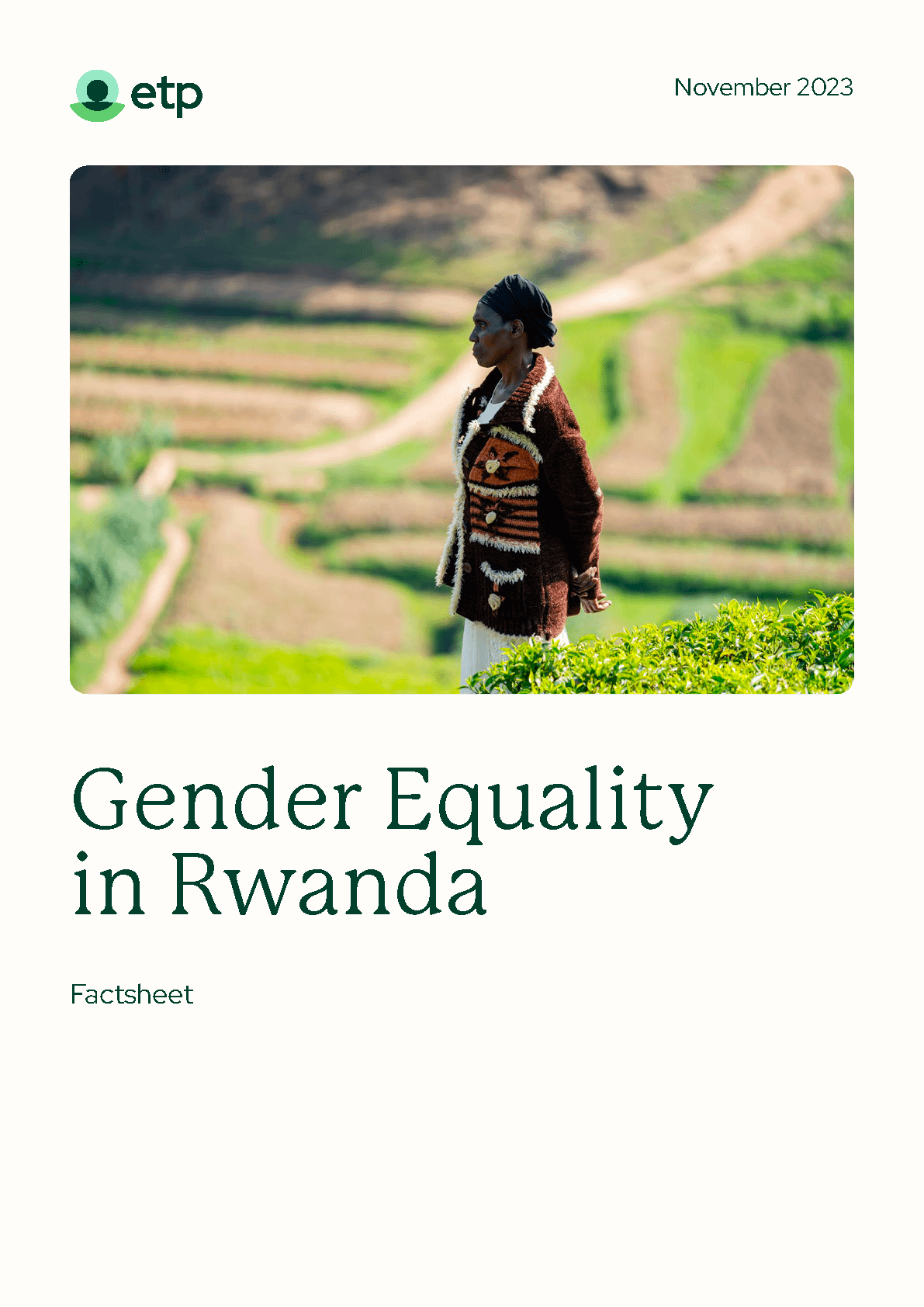 Gender Equality In Rwanda Factsheet Etp